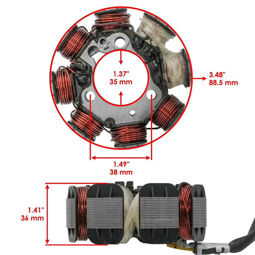 Stator and Gasket Replacement for Honda TRX250TE Recon 2005–2024