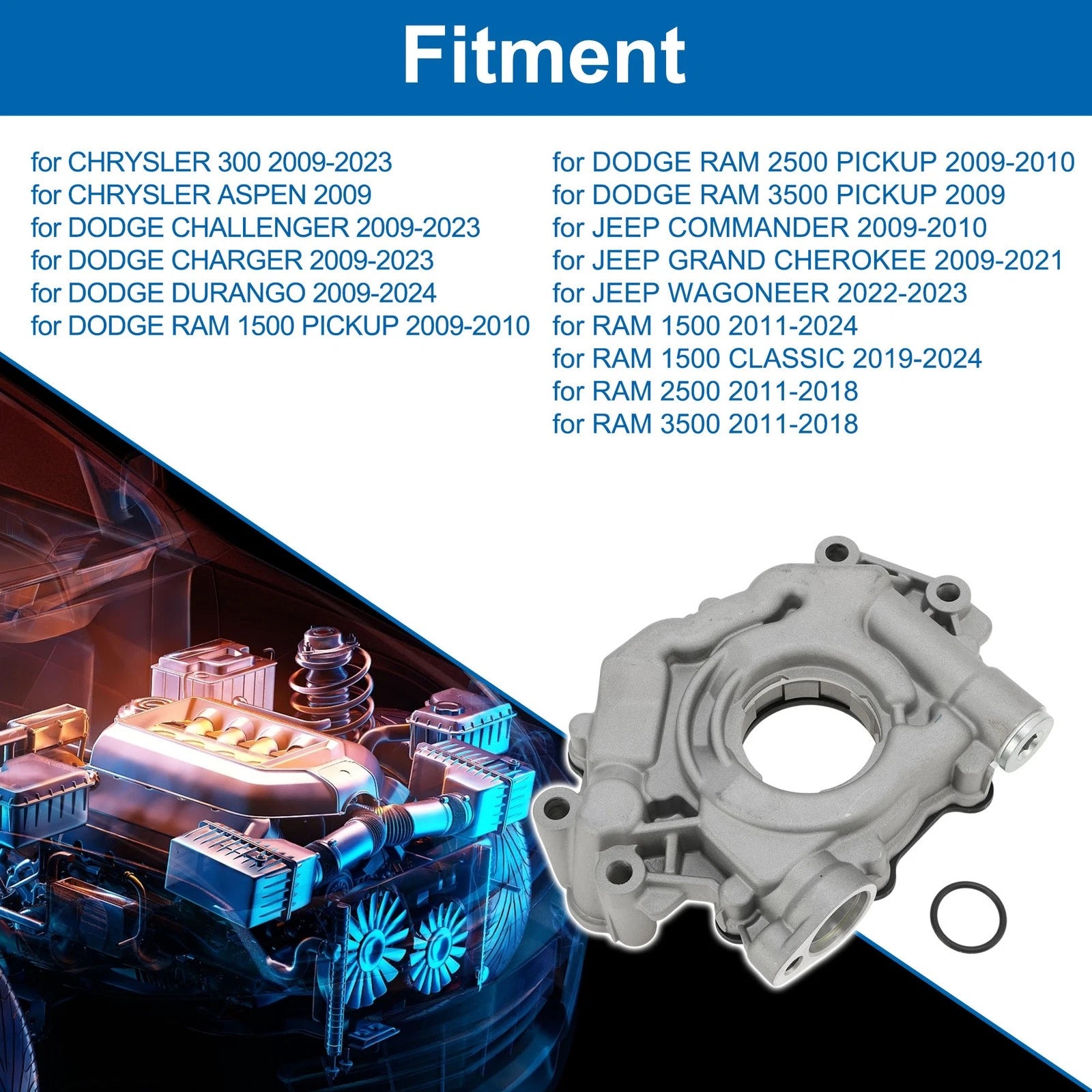 Engine Oil Pump Replacement for Chrysler 300 (2009–2023)