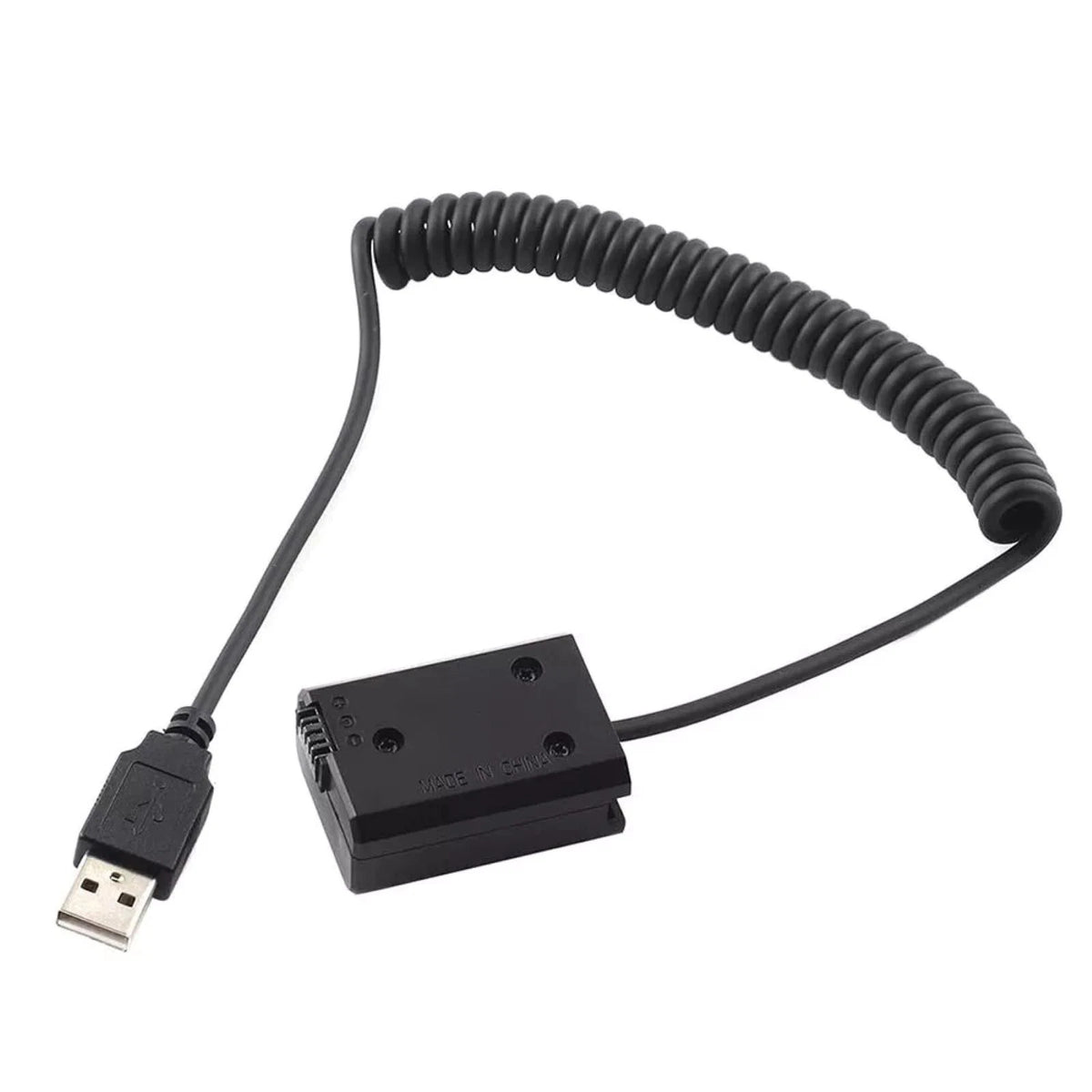 NP-FW50 Dummy Battery Adapter USB Cable for Sony A5000, A3000, NEX5, NEX7, DSC-RX10