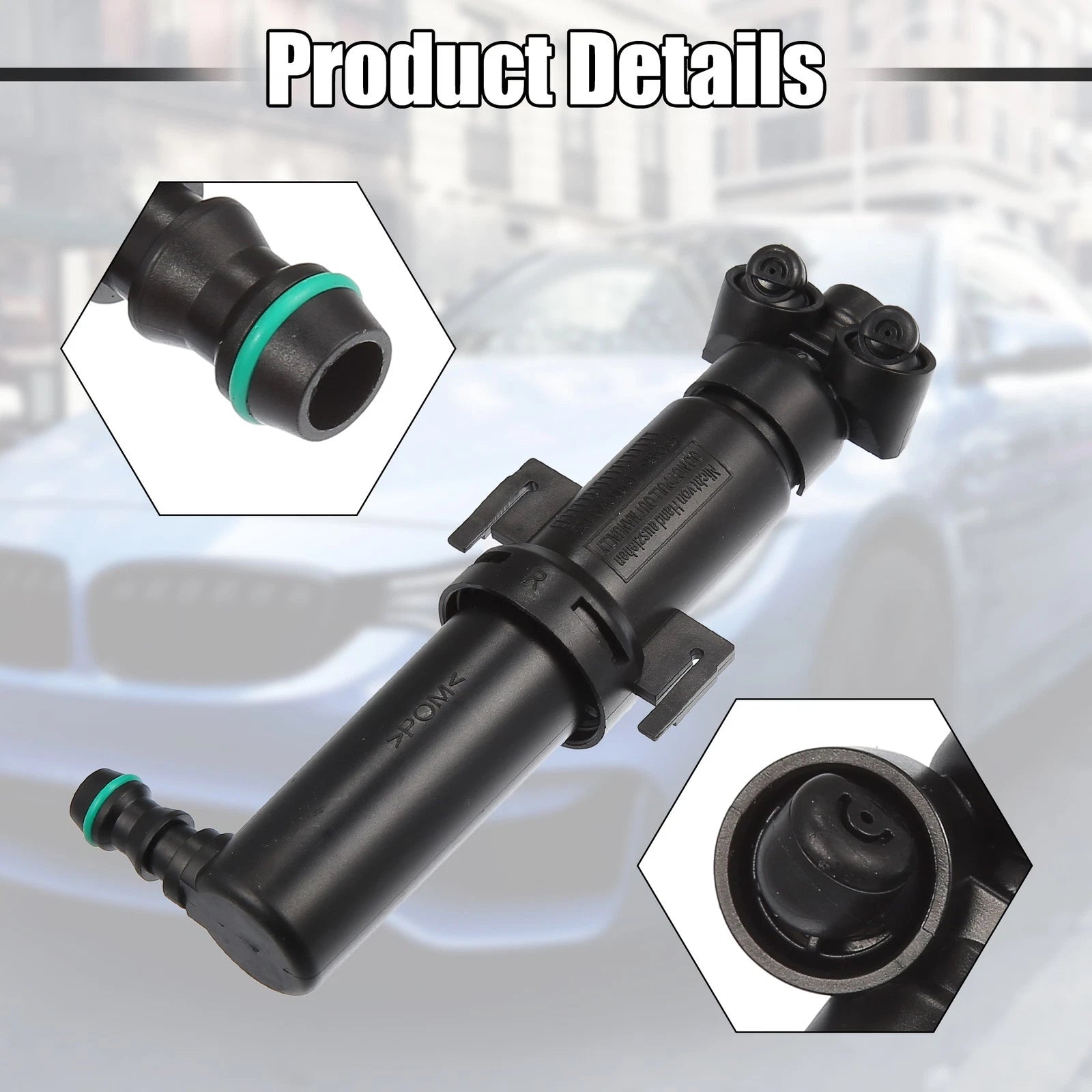 Front Right Headlight Washer Nozzle for Audi A3 (2009–2013) 8P0955985A