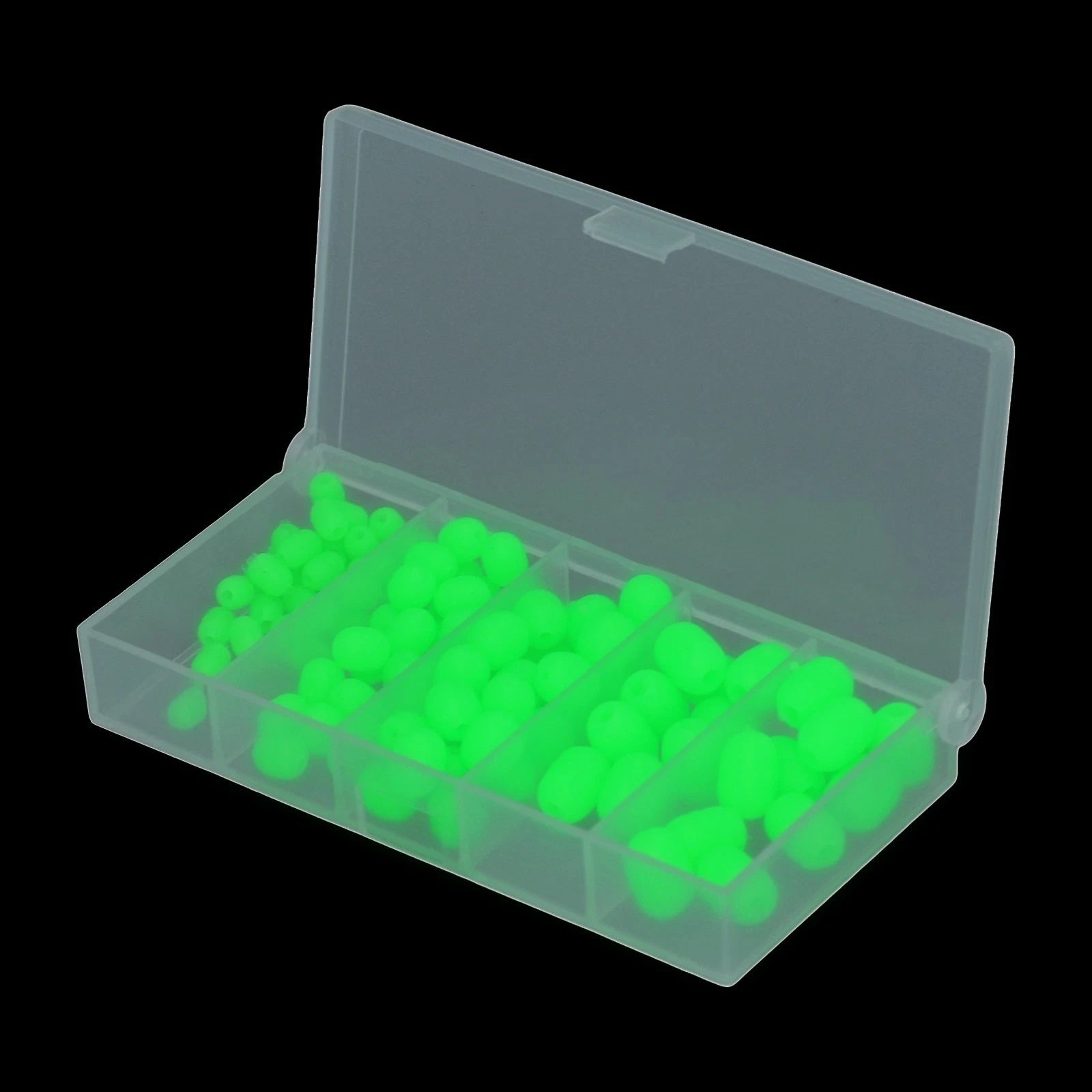 Oval Soft Plastic Beads for Fishing (Reduce Drag, Increase Attraction)
