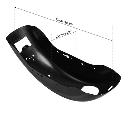 Gloss Black Rear Fender for Harley Sportster XL883 1200 (2007–2009)