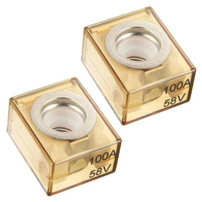 2X IP66 Waterproof Terminal Fuses for Marine and RV (High Current Loads)