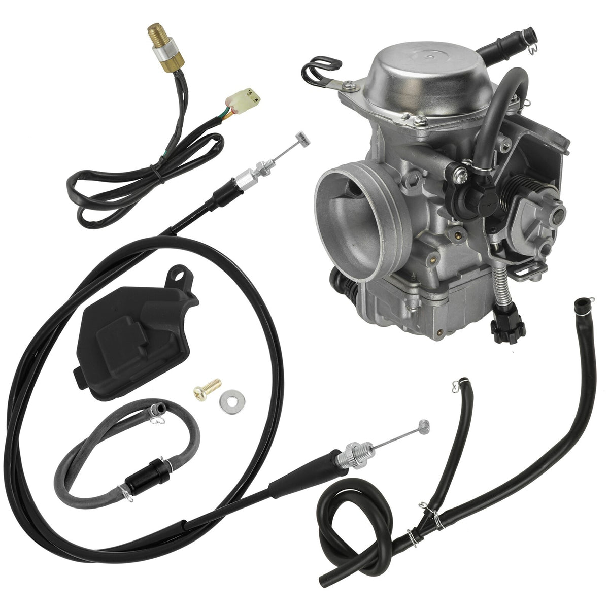 Throttle Cable and Carburetor for Honda Rancher 350 TRX350TE ES (2000–2003)