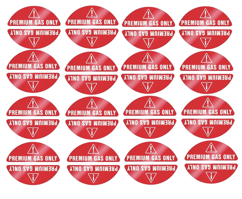 Gas Only Sticker for Universal Use (Weather Proof)