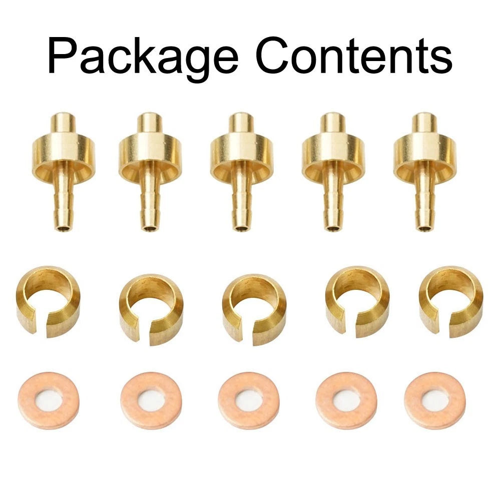 Set of 5 Olive Oil Naald Head for HOPE Hose Insert