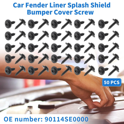 Fender Liner Splash Shield Bumper Cover Screws Kit for Honda Accord (2006–2007)