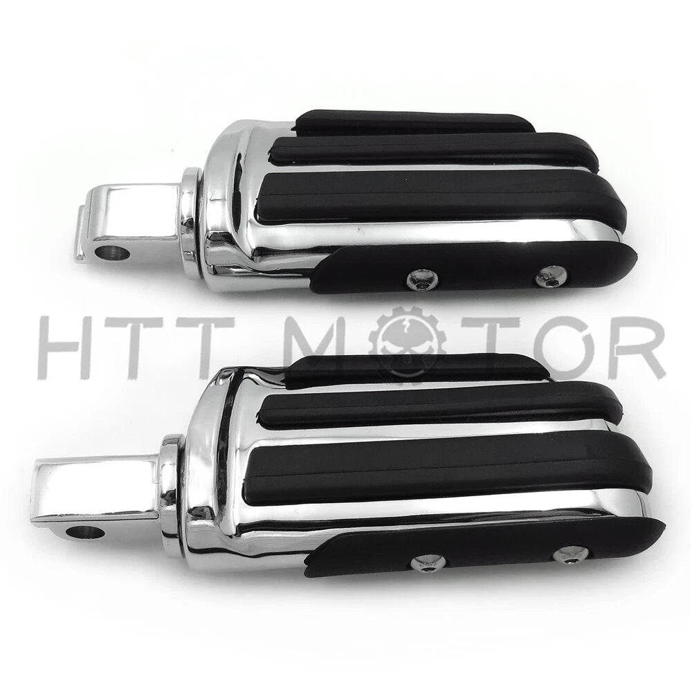 Rubber Pilot Footpeg for Victory King Pin (Rear) Chrome