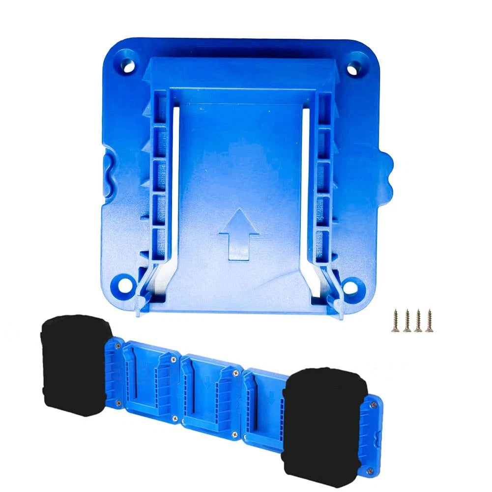 24V Battery Rack for KB624-03, KB524-03 Tools (Mountable, Blue Plastic)