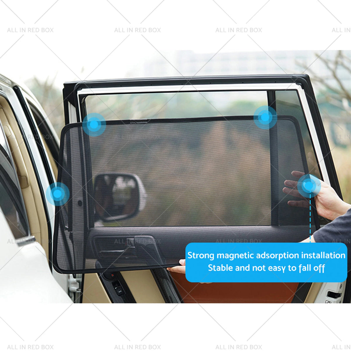 Magnetic Mesh Sun Shade for Jeep Grand Cherokee (2011–2023)