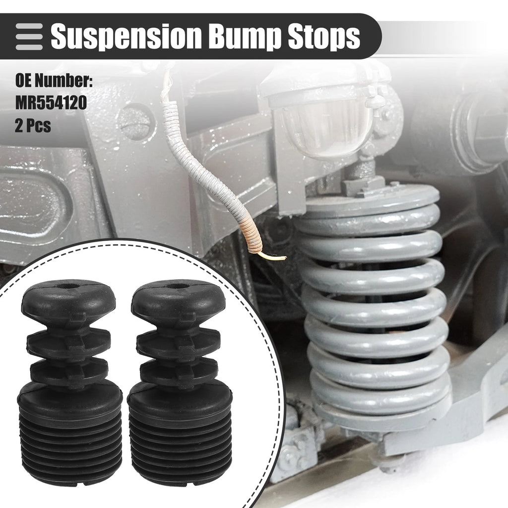 2Pcs Front Shock Absorber Strut Boot Replacement for Mitsubishi Pajero (2000–2006)