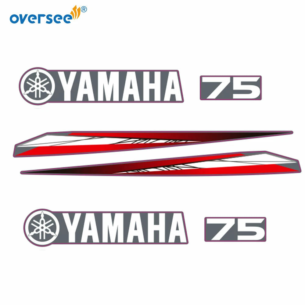 Anti-UV Graphics Sticker Kit for Yamaha 75HP (Outboard)