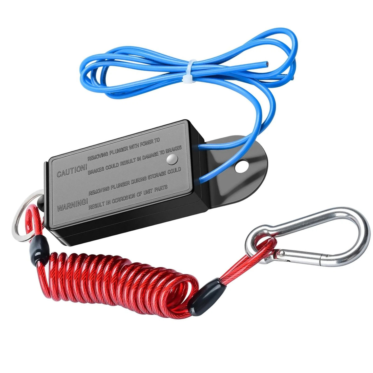 Trailer Breakaway Switch Kit for Travel Trailer (4FT Coiled Cable)