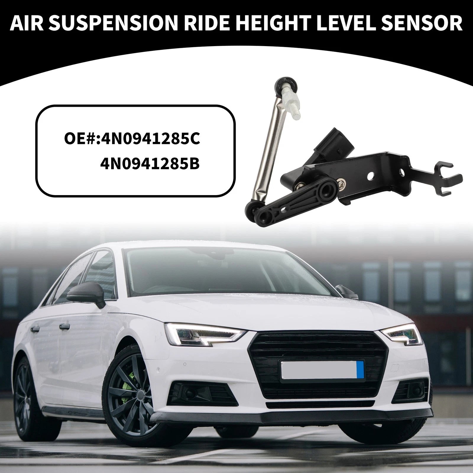 Front Left Air Suspension Ride Height Sensor Replacement for Audi S8 (2014–2018)