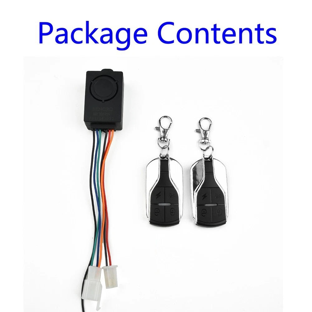 Wireless Remote Control Induction Lock Alarm System for Universal Vehicles