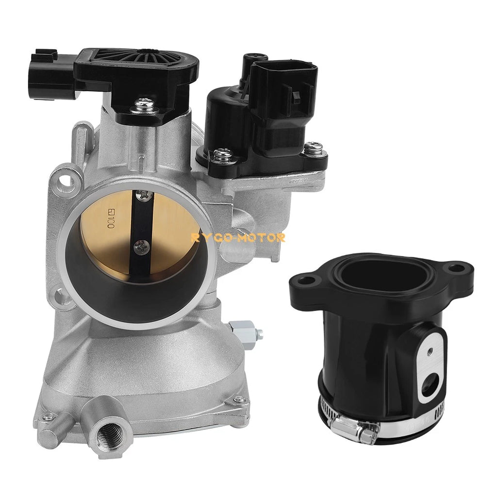 Throttle Body with Intake Manifold Boot Adapter for Polaris Ranger 570 Crew RZR 570 (2015–2021)