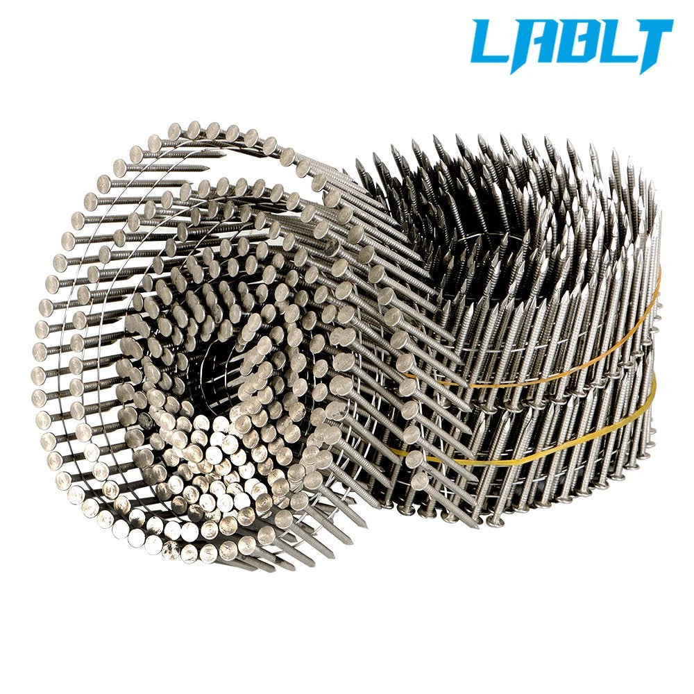 3600Pcs 15 Degree Ring Shank Stainless Siding Nails for
