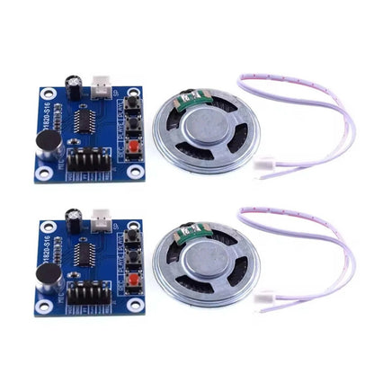 2X ISD1820 Audio Recording Module with Mic & Speaker