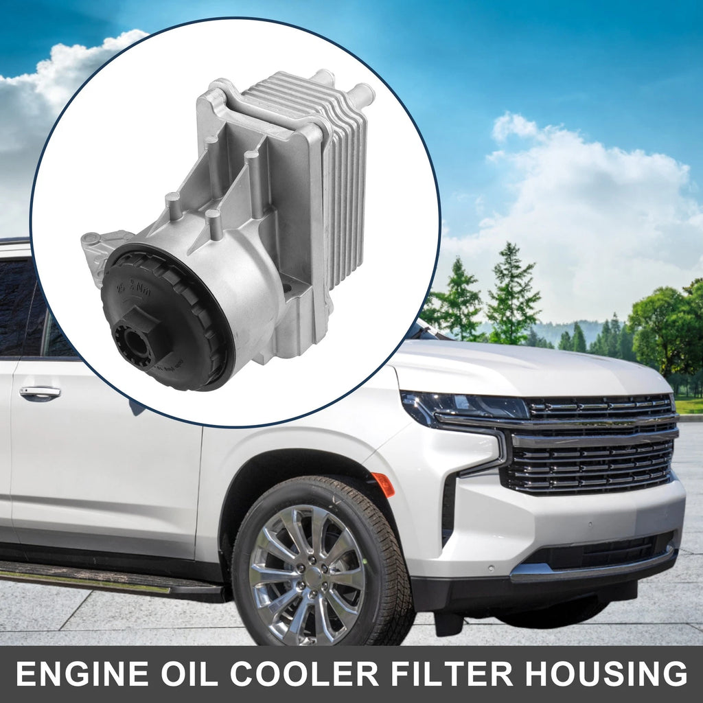 Engine Oil Cooler Filter Housing with Seals Replacement for Ford Transit (2011–2016)