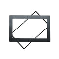 2 DIN Decorative Frame Trim for Car Radio Panel (Universal Fit)