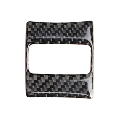 Carbon Fiber Interior Warning Lamp Button Trim for Mazda 3 Axela (2013–2018)