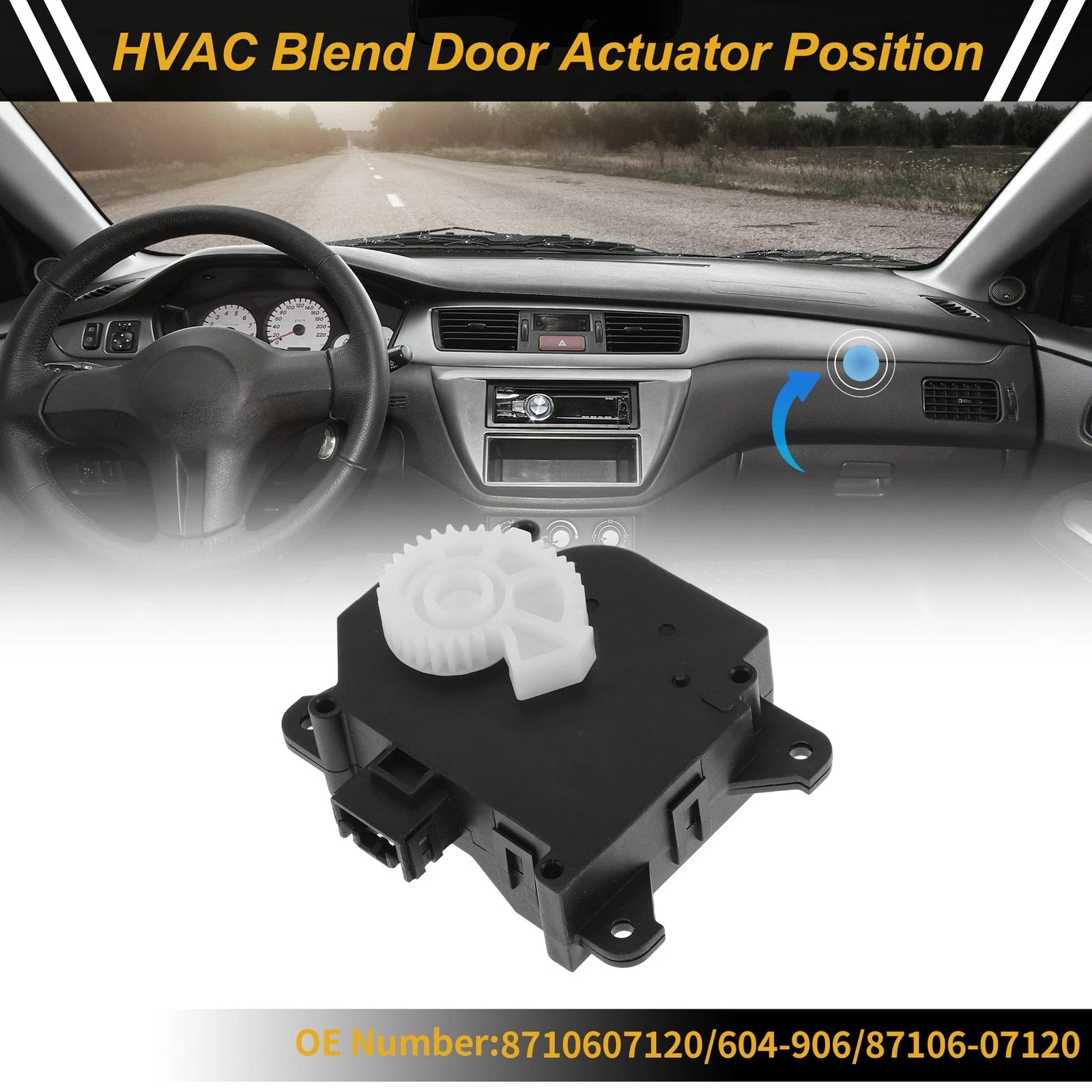 HVAC Heater Blend Door Actuator Replacement for Toyota Avalon (2005–2012)