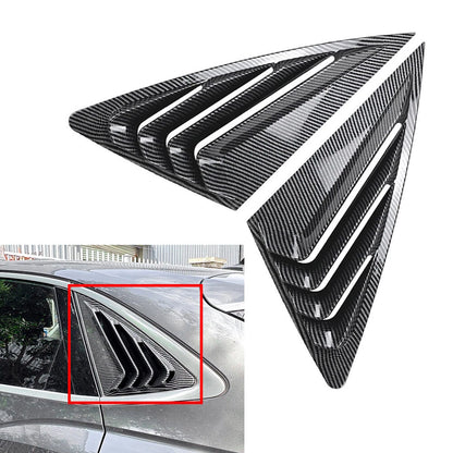 Rear Window Louvers for Audi Q3 F3 Sportback (2019–2024) Carbon Look