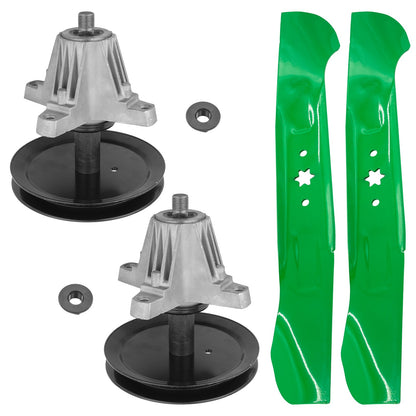 Spindle Assembly with Blade for MTD ZT-S46 Columbia 46" Zero-Turn Mower (2008–2010)