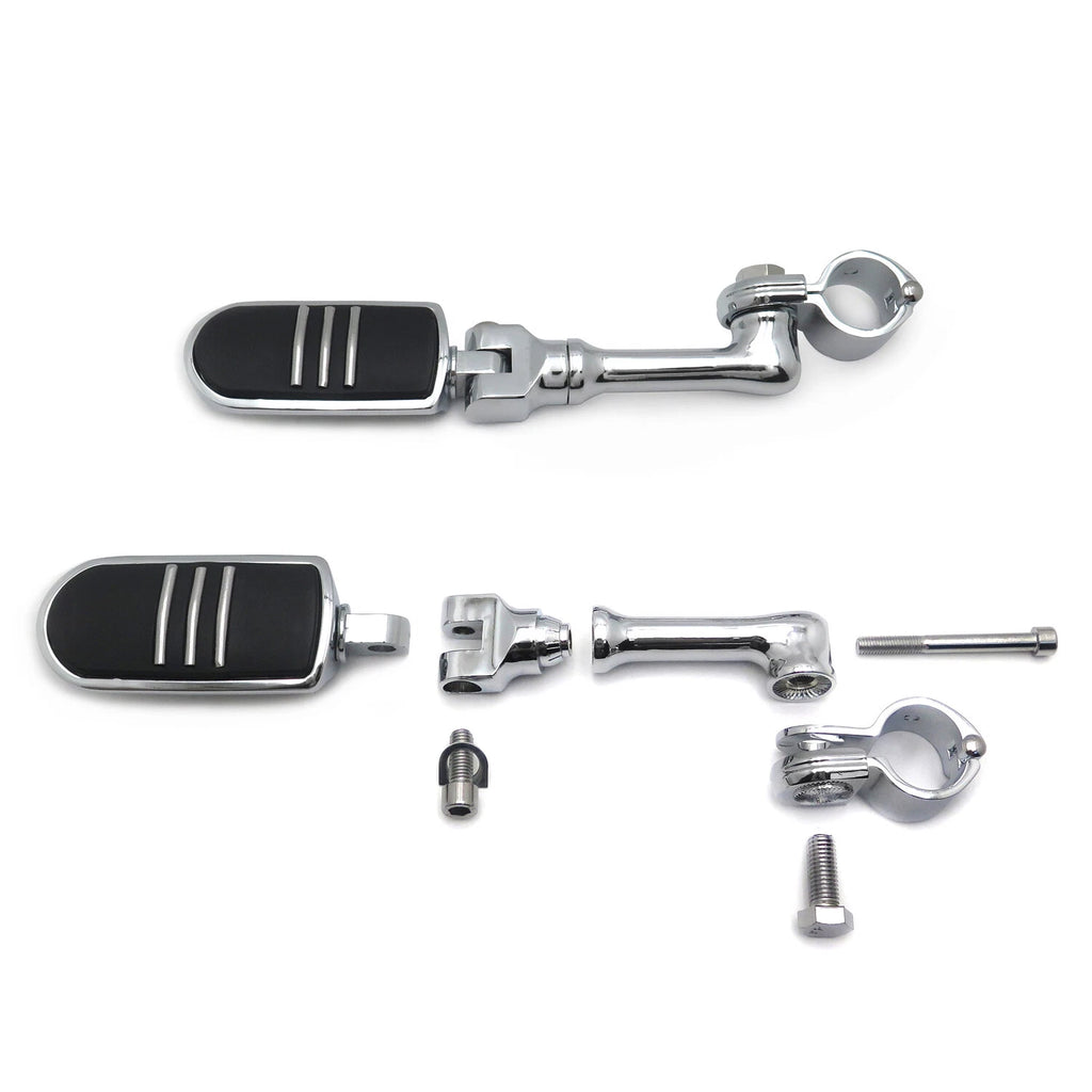 Streamliner Footpegs for 1.25" Highway Engine Guard Crash Bar (Fits )