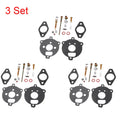 Set of 3 Carburetor Gasket Repair Kit for Briggs (394693, 291763, 295938, 142300-143457)