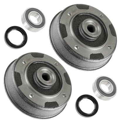 Brake Drum Kit Rear Left Right Replacement for Kawasaki 41038-1239 (2005–2015)