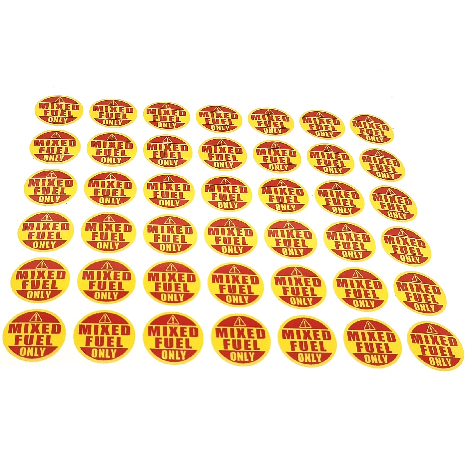 Mixed Fuel Only Sticker for