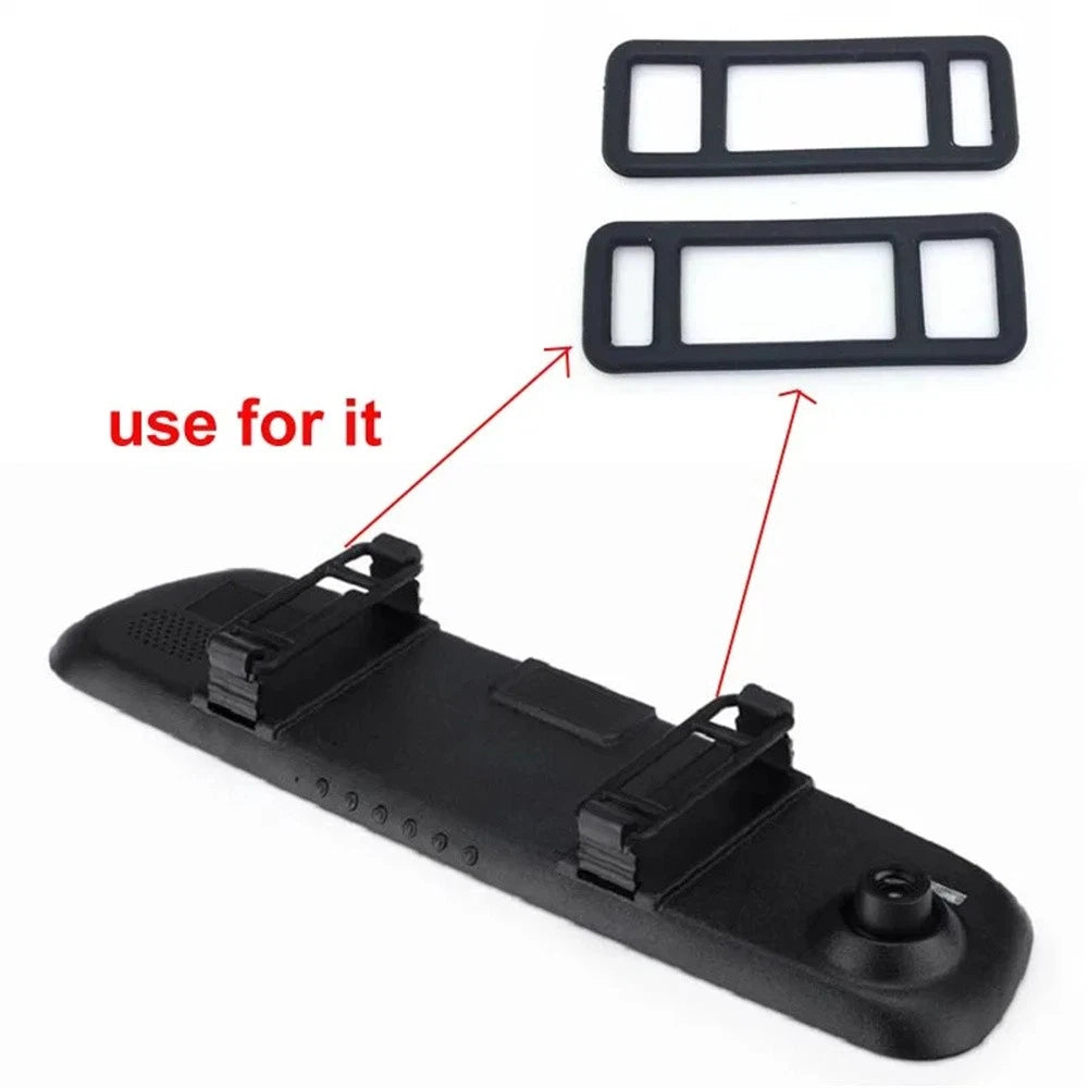 Set of 4 Silicone Driving Recorder Fixed Bandage Straps for DVR (67MM × 24MM)
