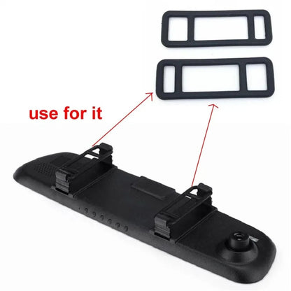 Set of 4 Silicone Driving Recorder Fixed Bandage Straps for DVR (67MM × 24MM)