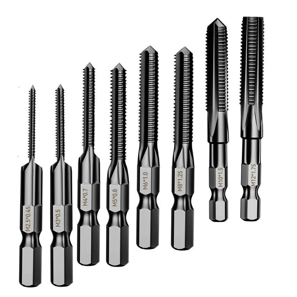 HSS Metric Threading Taps Set for Multiple Applications