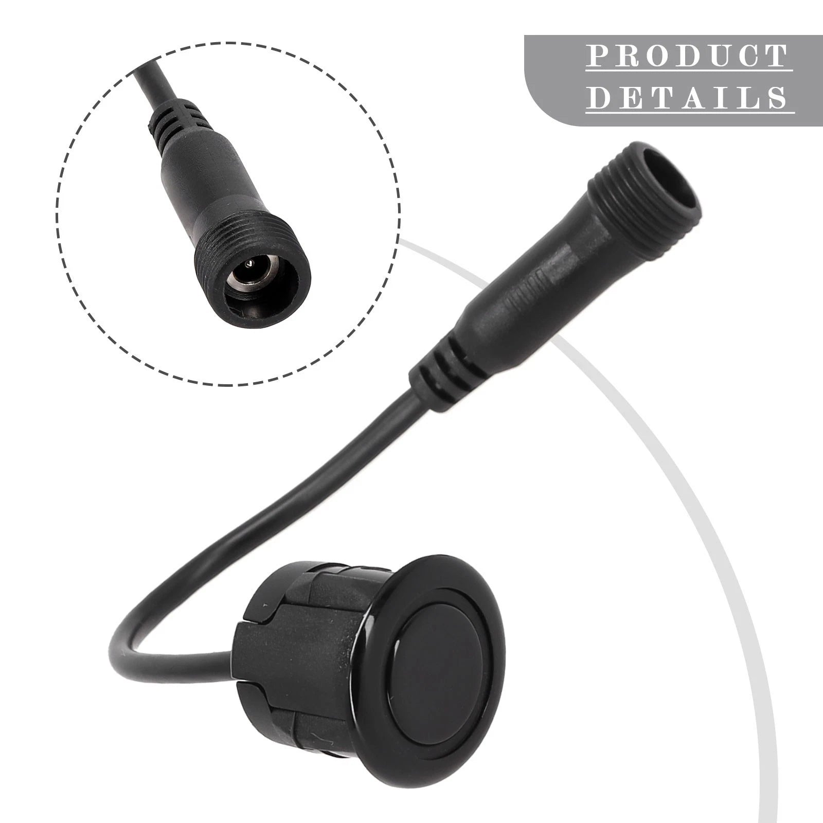 Reverse Parking Sensor for Car (Waterproof, 0-2m Cable)