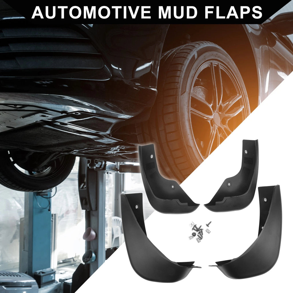 Front Rear Side Mud Flap Splash Guards Replacement for Volkswagen Golf (2015–2017)