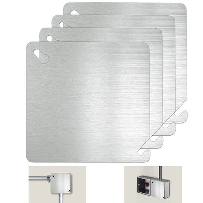 Square Junction Box Cover for Circuit Breaker and Switch Installations