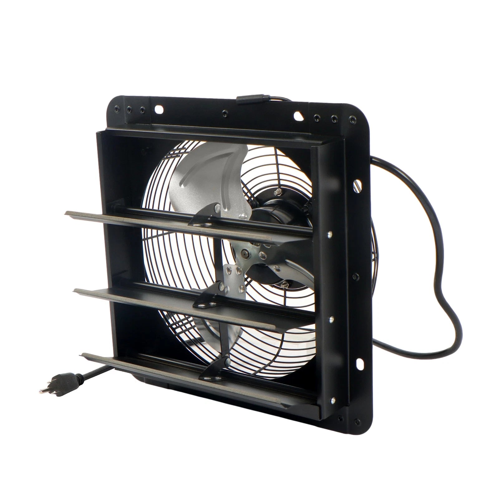 10'' Shutter Exhaust Fan for Wall-Mount (Remote Control, 5.6FT Cord)