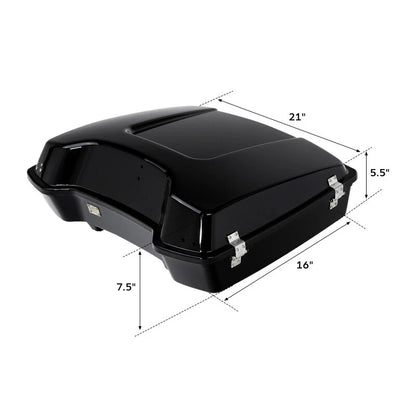 Razor Luggage Trunk & Backrest for Harley Touring Road King (1997–2013)