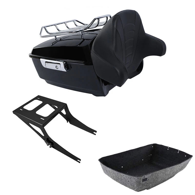 Trunk Backrest Rack Mount for Harley Fat Boy (2008–2017)
