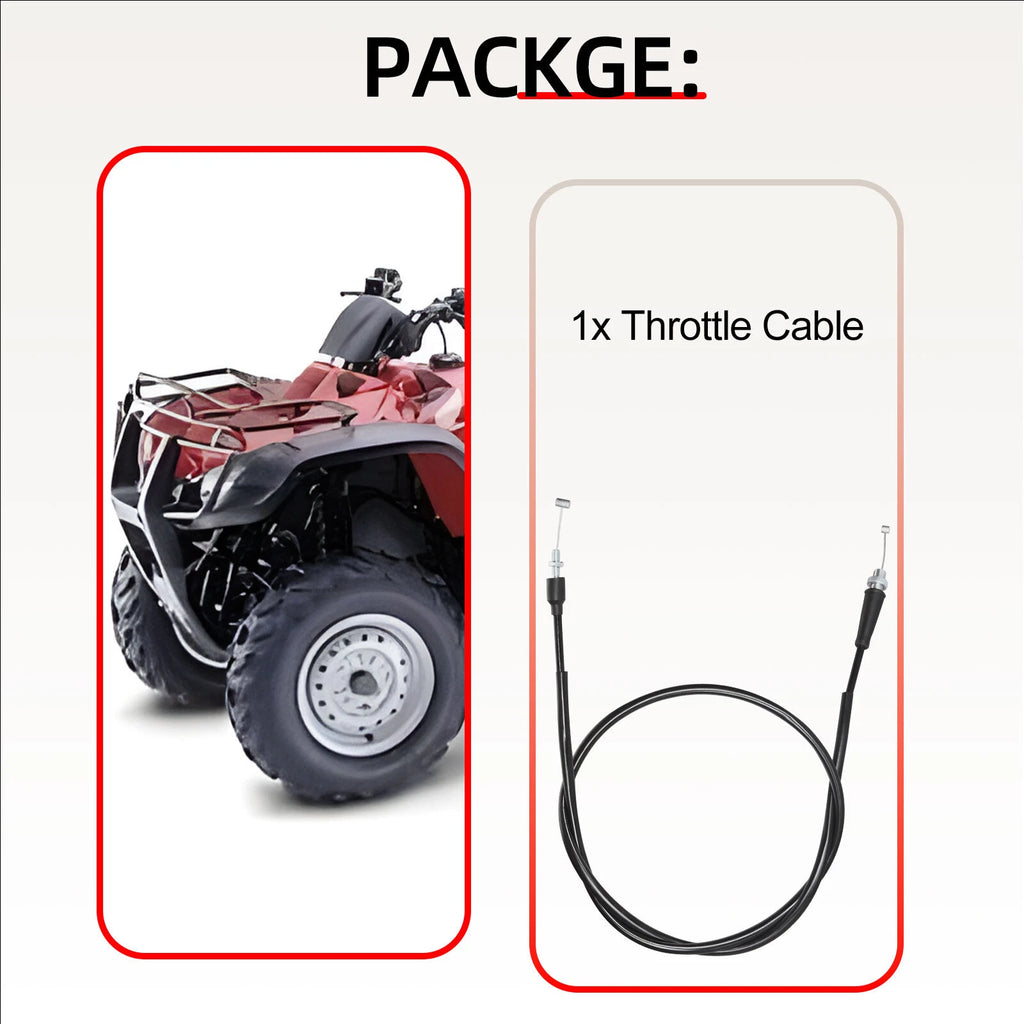 Throttle Cable for Honda Foreman 450 TRX450 S/ES/FE/FM (1998–2004)