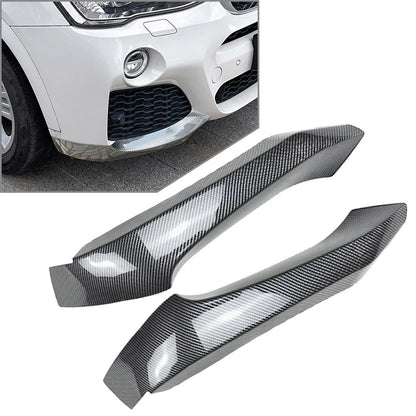 Front Bumper Side Corner Protector Splitter for BMW X3 F25 X4 F26 (2014–2018)
