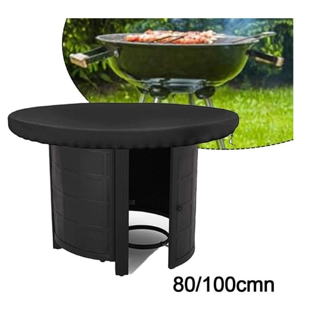 Sunproof Fireplace Cover for Outdoor Decor (Compact Storage Design)