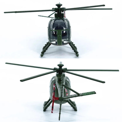 1/100 Scale Alloy US Army OH-6A Cayuse Helicopter Model