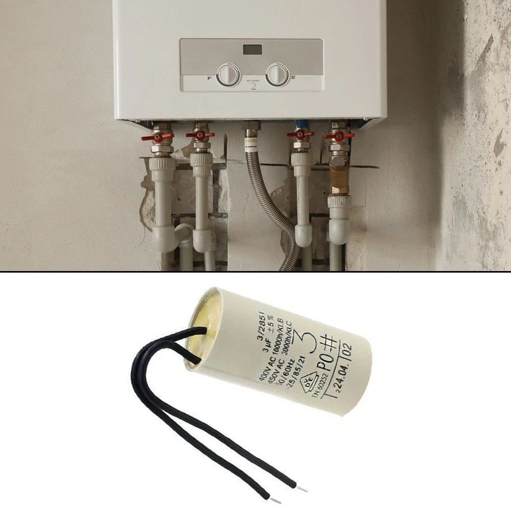 3uF Motor Run Capacitor for Wall Mounted Heating Pumps (Compatible)