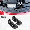 Hood Prop Rod Clip Retainer Replacement 2 Pcs for GMC Sierra (2007–2013)