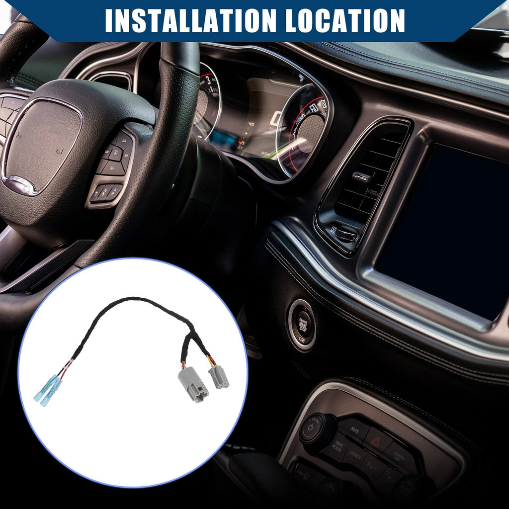 Adapter Wiring Harness Switch Connector Set for Dodge Ram Chrysler (2010–2023)