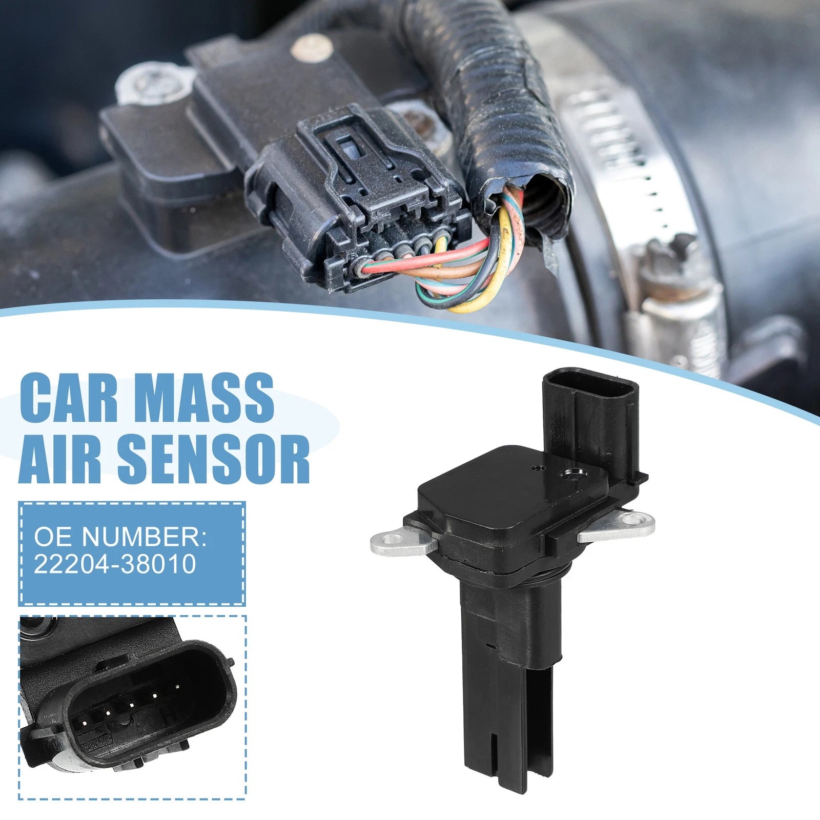 Mass Air Flow Sensor MAF OEM Replacement for Lexus LS460 (2007–2012)