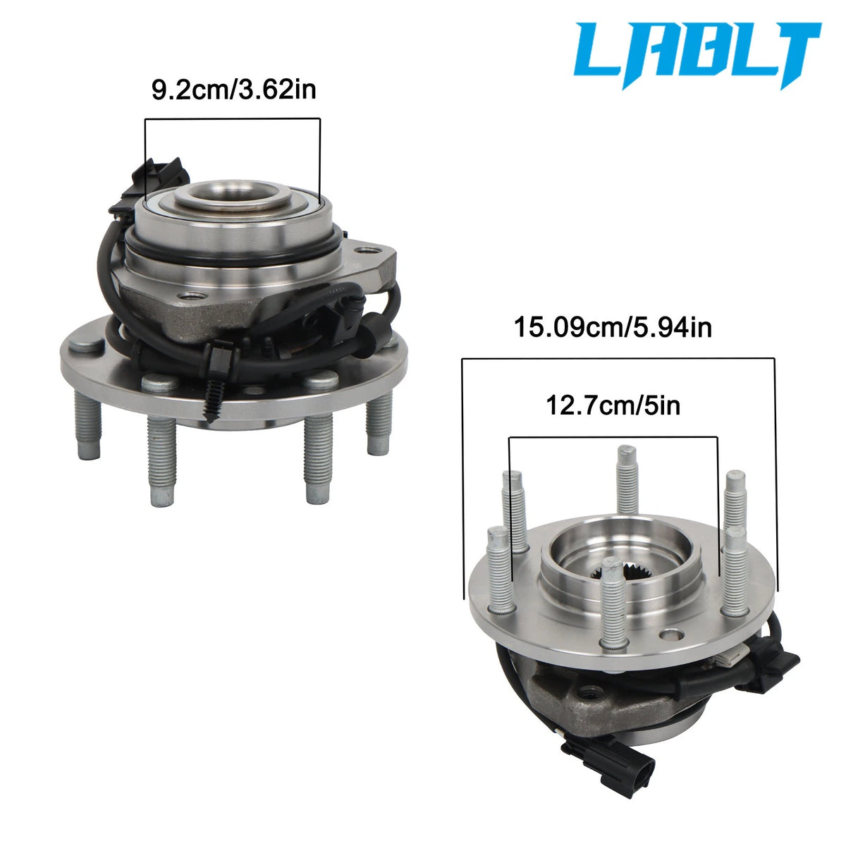 Front Wheel Hub Bearing Assembly W/ABS for GMC Envoy, Chevy Trailblazer (2002–2009)